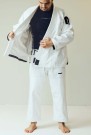 TNB Jiu Jitsu Kimono Basic 350 Lite - Kun Jakke - Hvit thumbnail