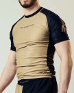 TNB Nogi Kortermet Rashguard v1 - Sand/Svart thumbnail