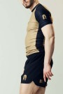 Rashguard V1 & Pro Ultralite Hybrid Shorts Sett - M&M - Svart/Sand thumbnail