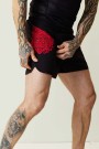 TNB Pro Ultralite No-Gi / MMA Shorts - Svart/Rød Oni thumbnail