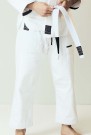 TNB Jiu Jitsu Kimono Basic 350 Lite - Kun Bukse - Hvit thumbnail