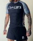 Rashguard V1 & Pro Ultralite Hybrid Shorts Sett - M&M - Jiu Jitsu thumbnail