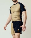 Rashguard V1 & Pro Ultralite Hybrid Shorts Sett - M&M - Svart/Sand thumbnail