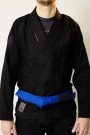 TNB Jiu Jitsu Kimono Basic 350 Lite - Kun Jakke - Svart thumbnail