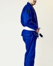 TNB Jiu Jitsu Kimono Basic 350 Lite - M&M - Blå thumbnail