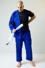 TNB Jiu Jitsu Kimono Basic 350 Lite - Kun Jakke - Blå thumbnail