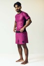 TNB Pro Ultralite No-Gi / MMA Shorts - Burgunder/Svart thumbnail